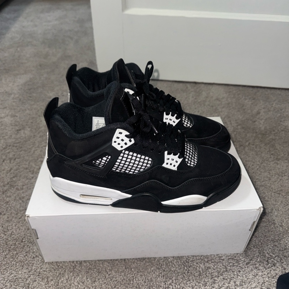 Jordan Black and White Sneakers